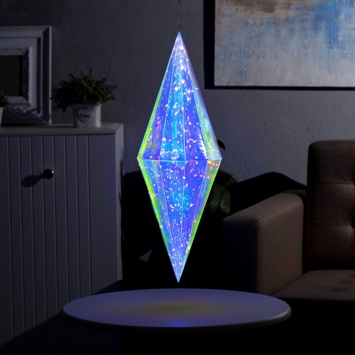 

Световая фигура Luazon Lighting Ромб 9646379 белый теплый, Ромб