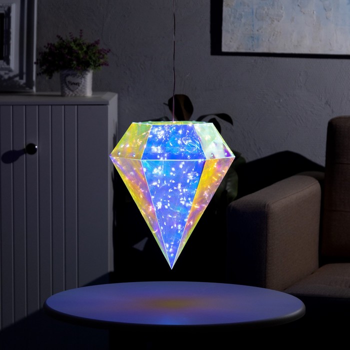 

Световая фигура Luazon Lighting Кристалл 9646376 белый теплый, Кристалл