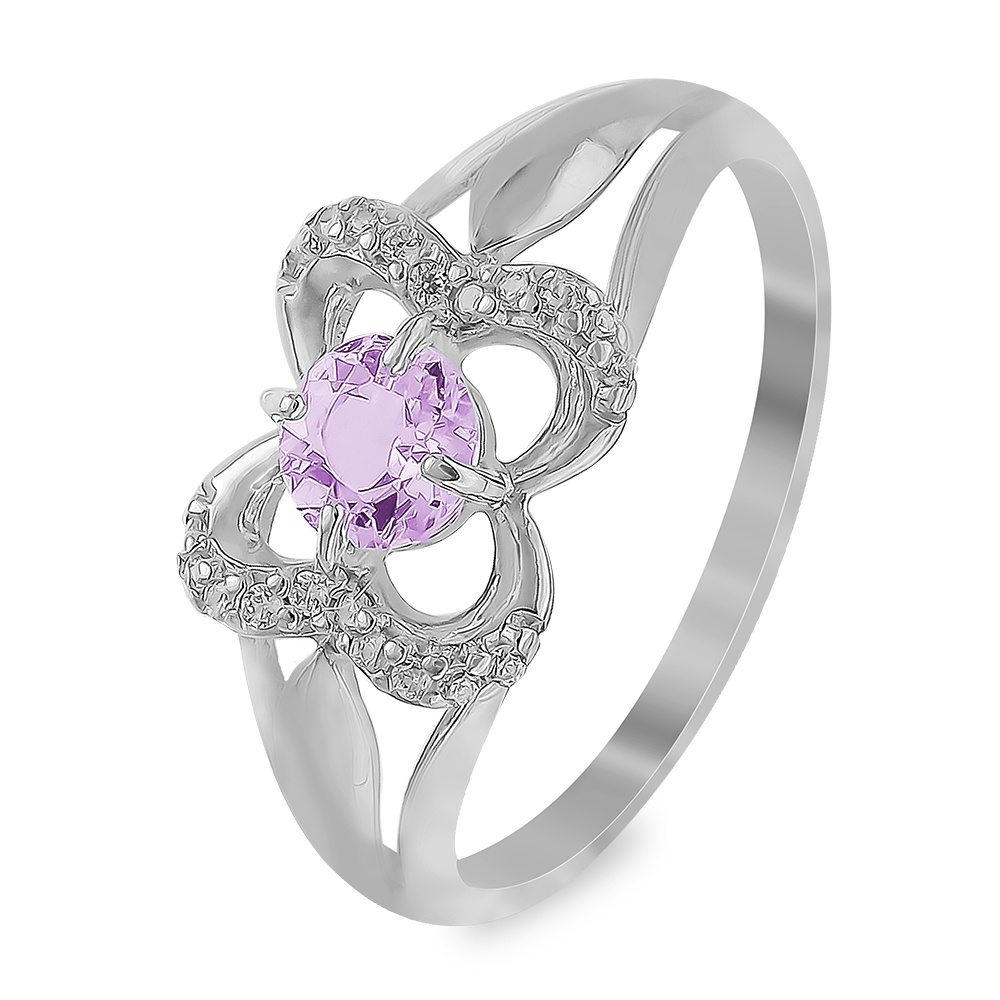 

Кольцо из серебра р. , 585Gold 701009891, аметист, 701009891