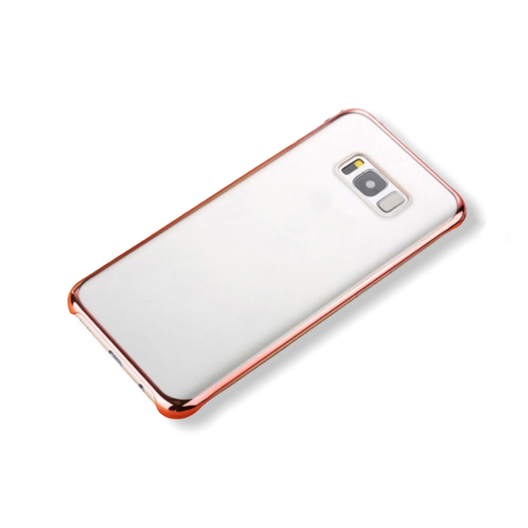 фото Чехол-накладка mypads clear cover ef-qg950 для samsung galaxy s8 sm-g9500 (розовое золото)