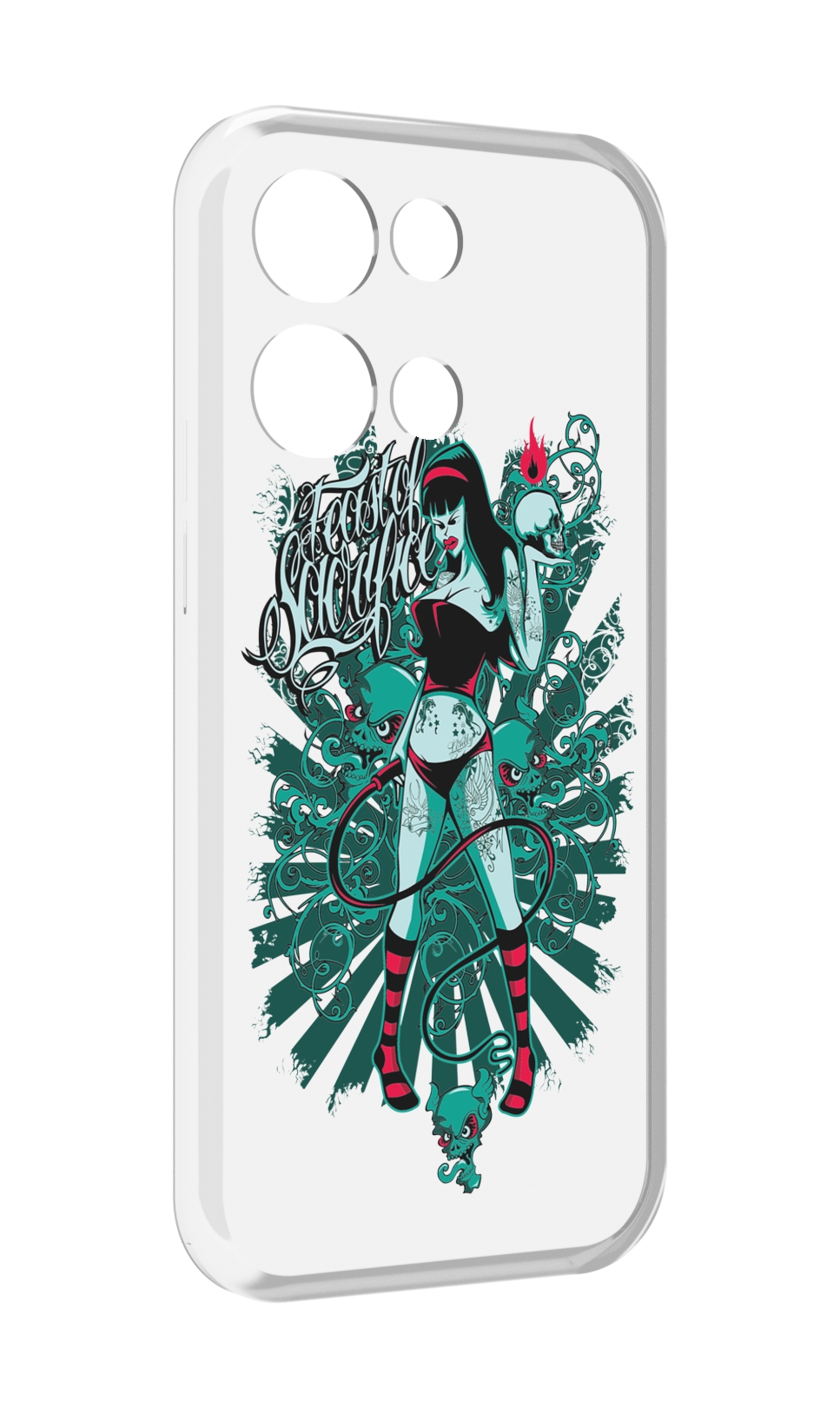 

Чехол MyPads нарисованная девушка в татуировках для OPPO Reno8 Pro, Прозрачный, Tocco