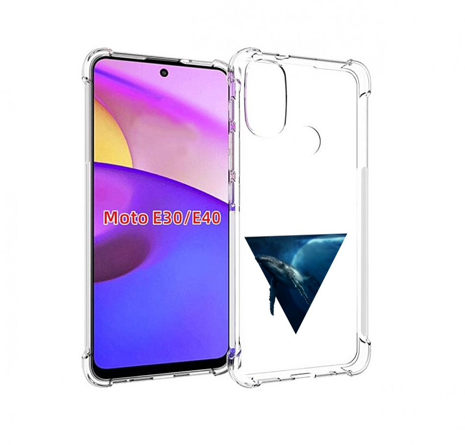 

Чехол-бампер MyPads 3D кит для Motorola Moto E30/Moto E40 против, Прозрачный, Tocco