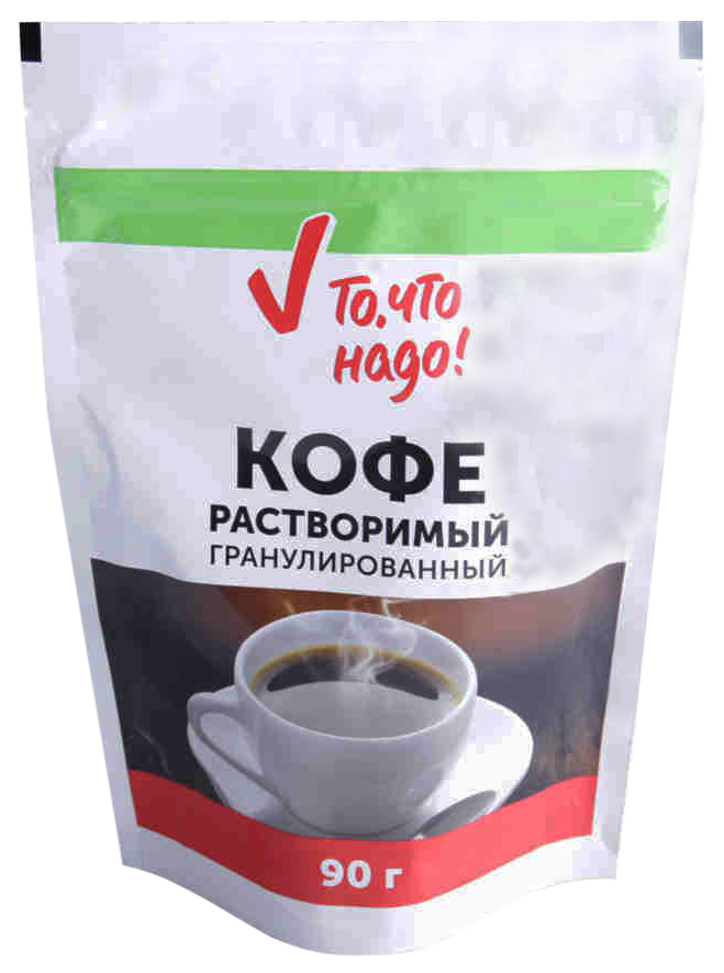 

Кофе То, что надо! растворимый гранулированный 90 г