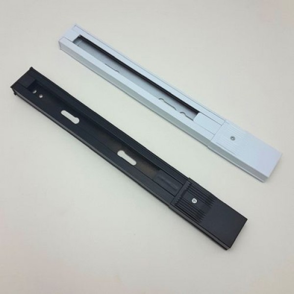 

Шинопровод (Трек) 1м однофазный 220V 10A Черный TR-01 BK черный