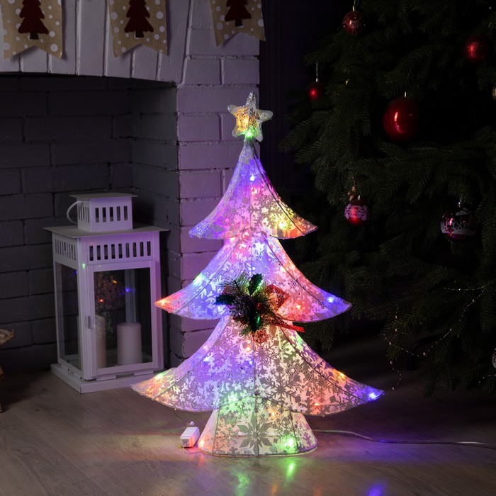 

Световая фигура Luazon Lighting Цветная елка 9609090 разноцветный/RGB, Цветная елка