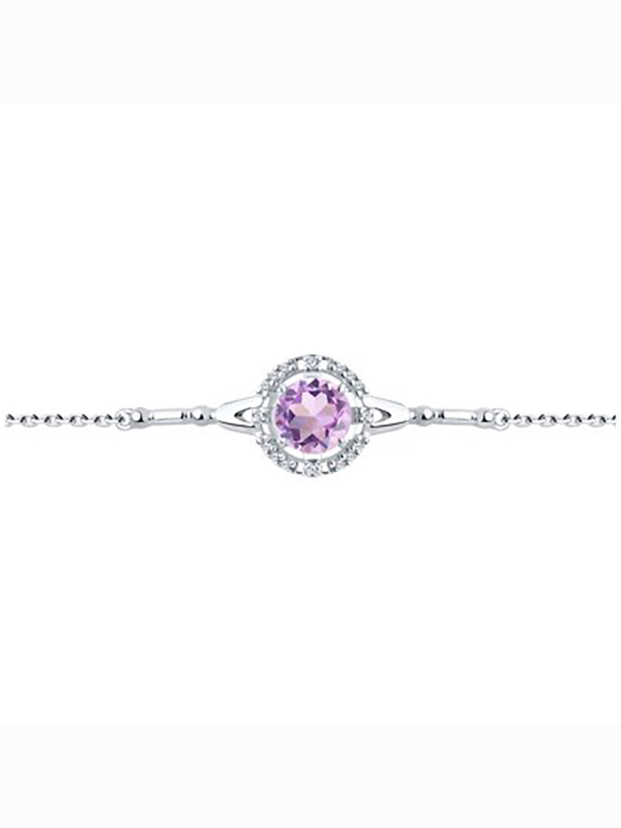 

Браслет из серебра с аметистом р.  585Gold 705000832, 705000832
