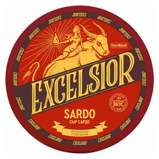 

Сыр твердый Excelsior Sardo 45% 1 кг