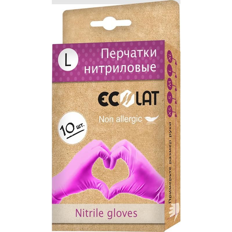 

Перчатки Ecolat 821315 розовый L, EcoLat