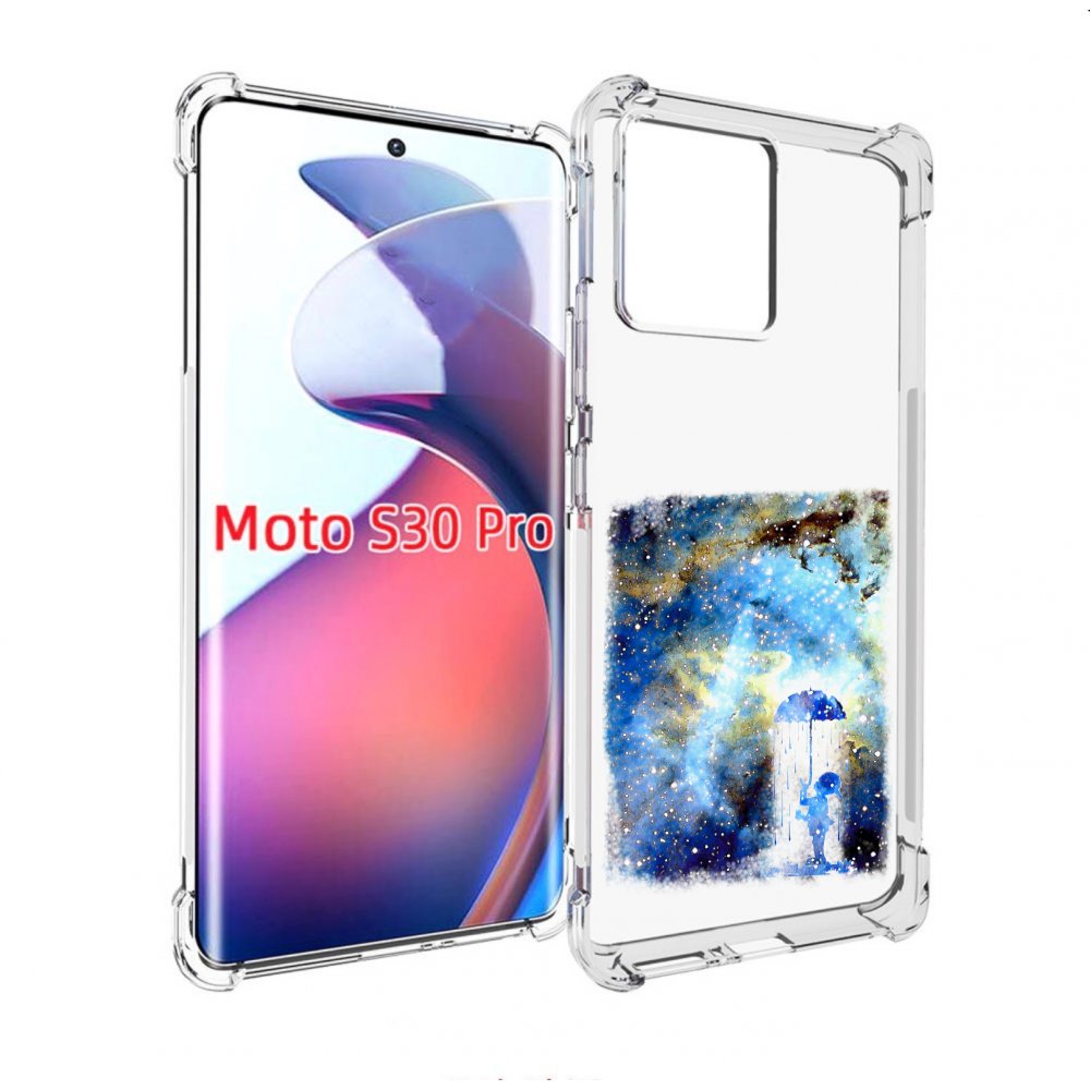 

Чехол MyPads мальчик в небе для Motorola Moto S30 Pro, Прозрачный, Tocco
