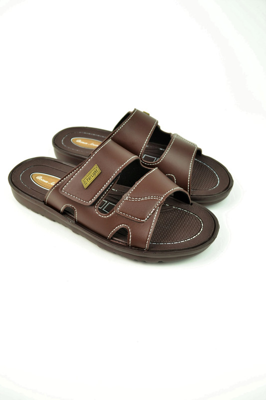 

Шлепанцы мужские FORSA Липа коричневые 40 RU, Коричневый, Липа