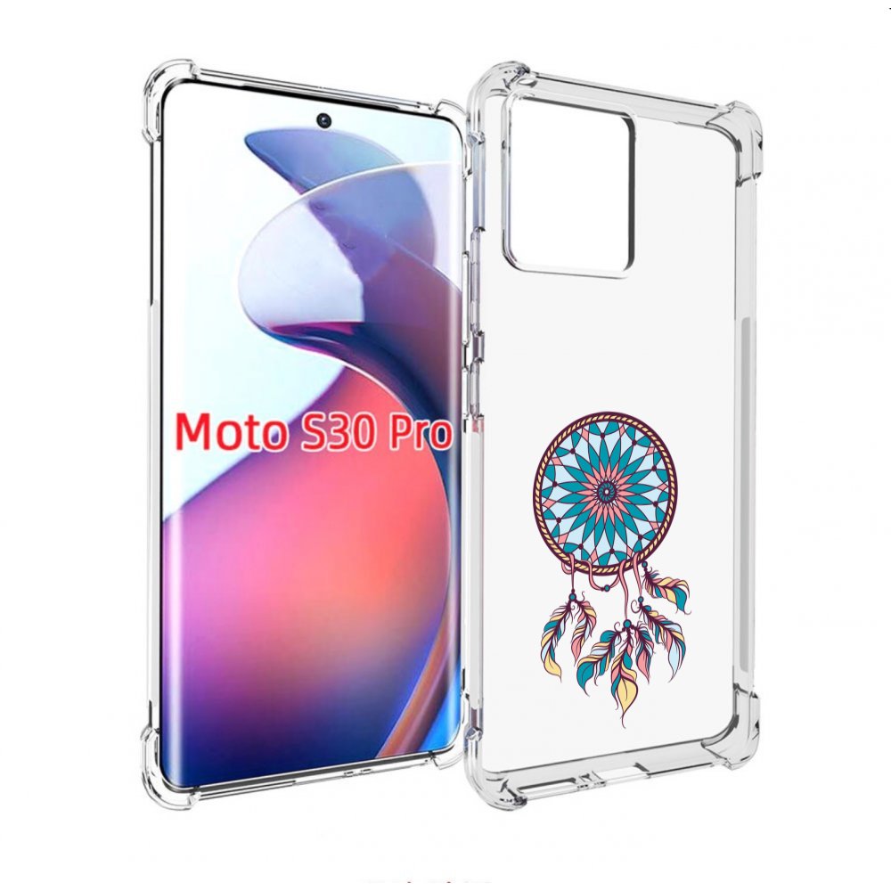 

Чехол MyPads ловец снов синий для Motorola Moto S30 Pro, Прозрачный, Tocco