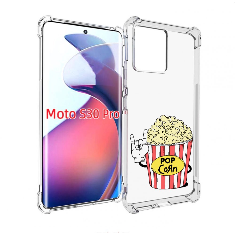 

Чехол MyPads крутой попкорн для Motorola Moto S30 Pro, Прозрачный, Tocco