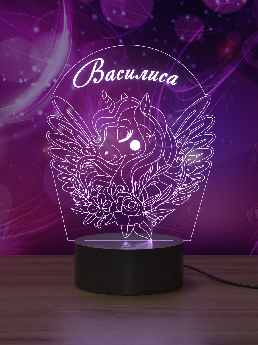 

Ночник Light Insidе детский Единорог Василиса