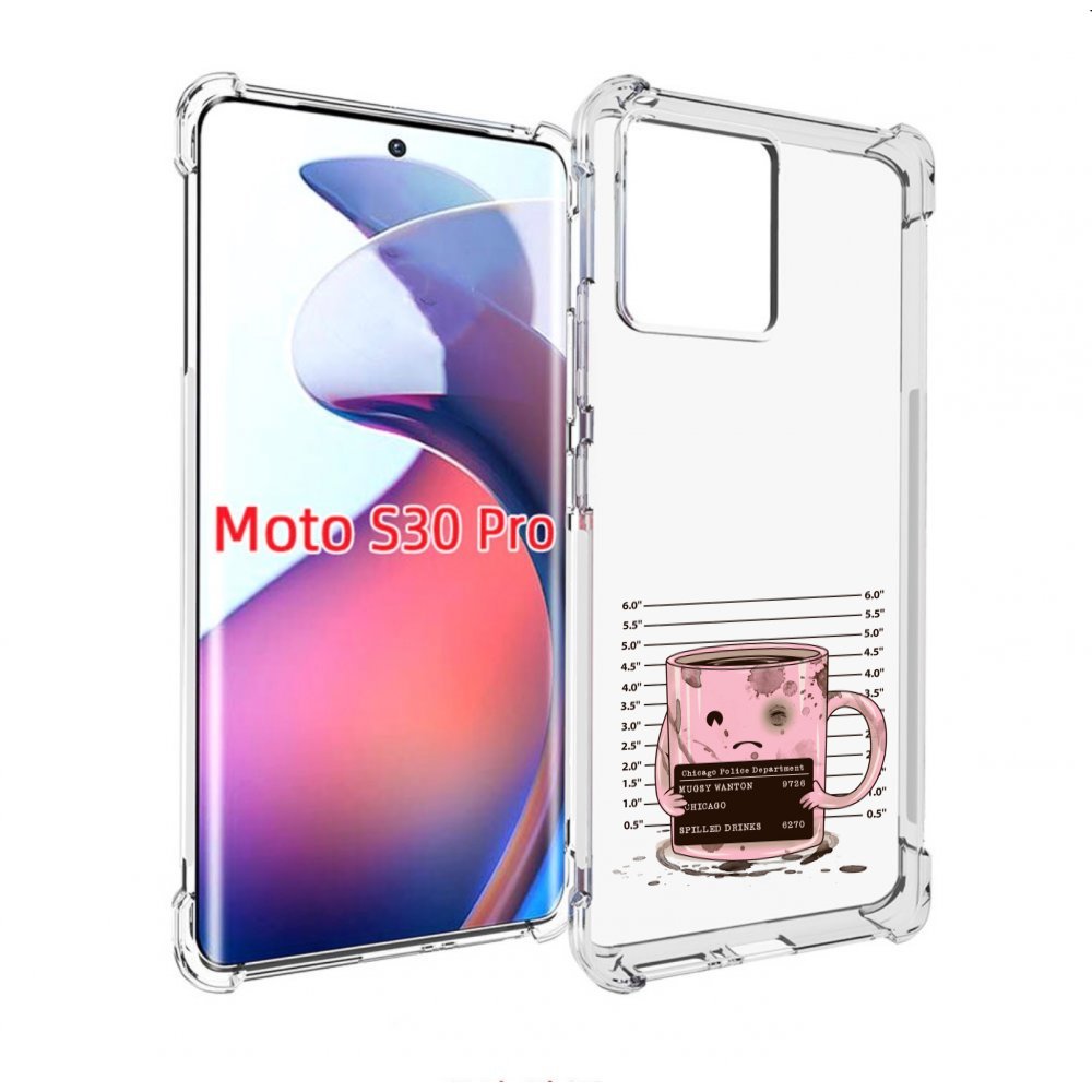 

Чехол MyPads кружка для Motorola Moto S30 Pro, Прозрачный, Tocco