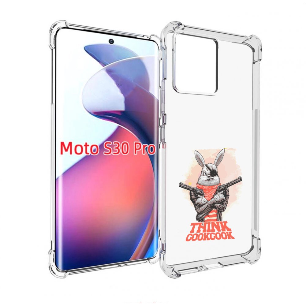 

Чехол MyPads кролик пират для Motorola Moto S30 Pro, Прозрачный, Tocco