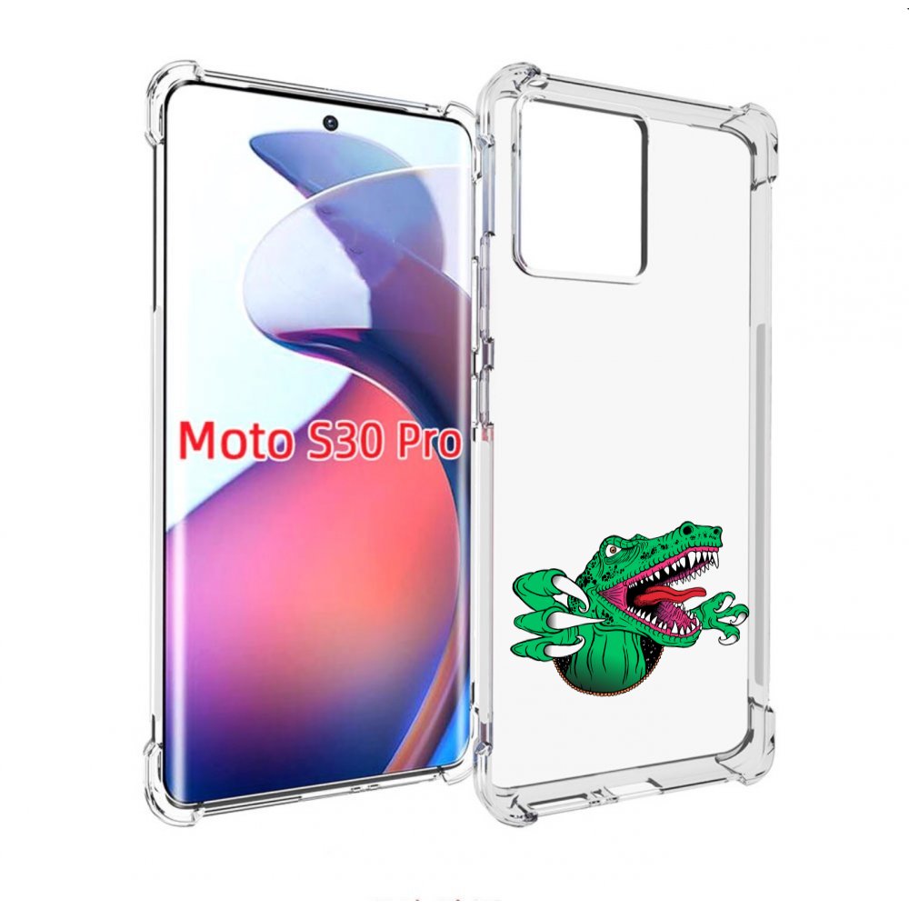 

Чехол MyPads крокодил для Motorola Moto S30 Pro, Прозрачный, Tocco