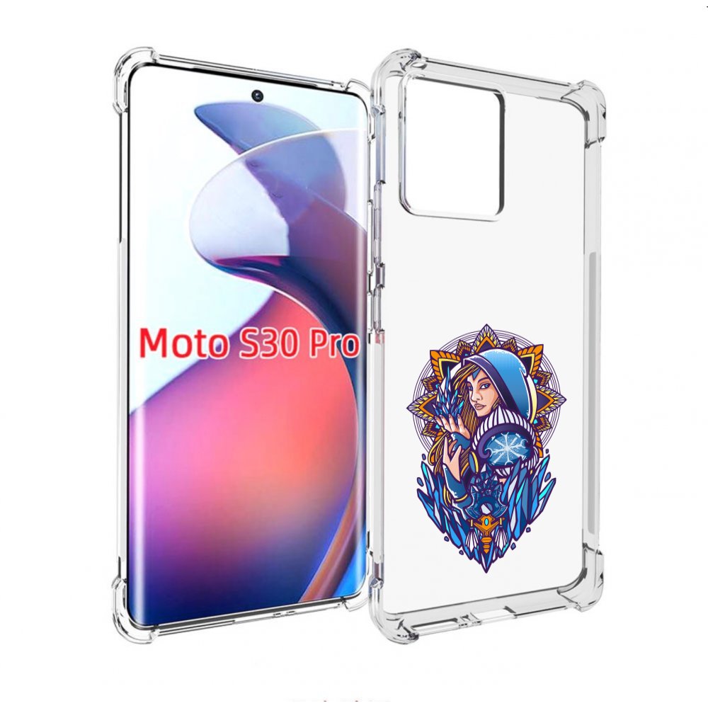

Чехол MyPads кристал мейден дота 2 для Motorola Moto S30 Pro, Прозрачный, Tocco