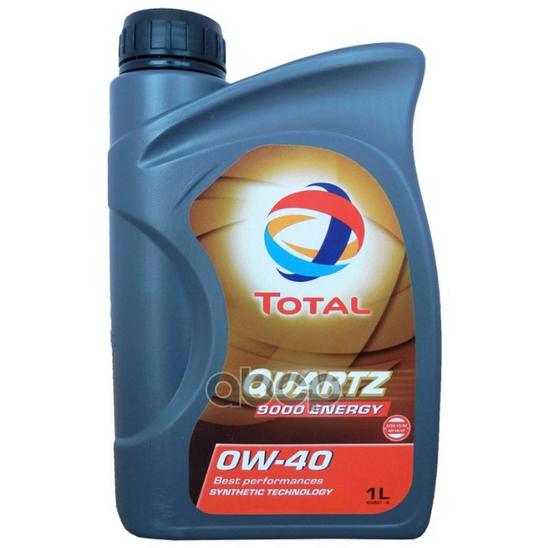 Моторное масло TOTAL синтетическое 0w40 Quartz 9000 Energy A3/B4, Api Sn/Cf 1л