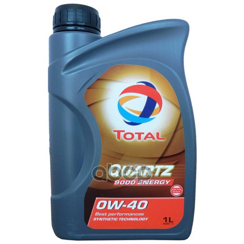 

Моторное масло TOTAL синтетическое 0w40 Quartz 9000 Energy A3/B4, Api Sn/Cf 1л