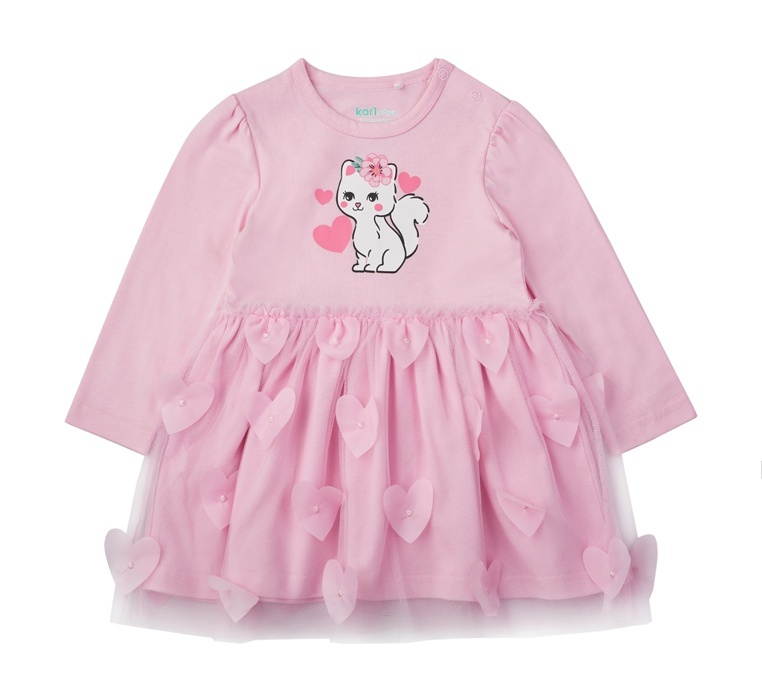 

Платье детское Kari Baby AW24B22303504, розовый, 74, 231577