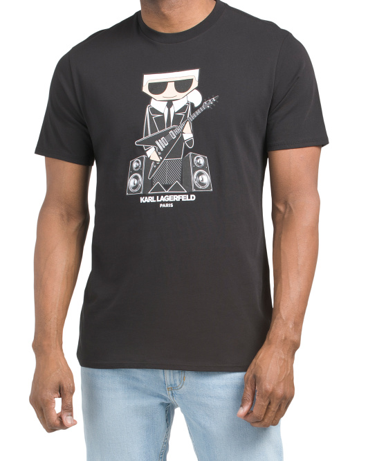 

Футболка мужская Karl Lagerfeld LM2G2335 черная L, LM2G2335