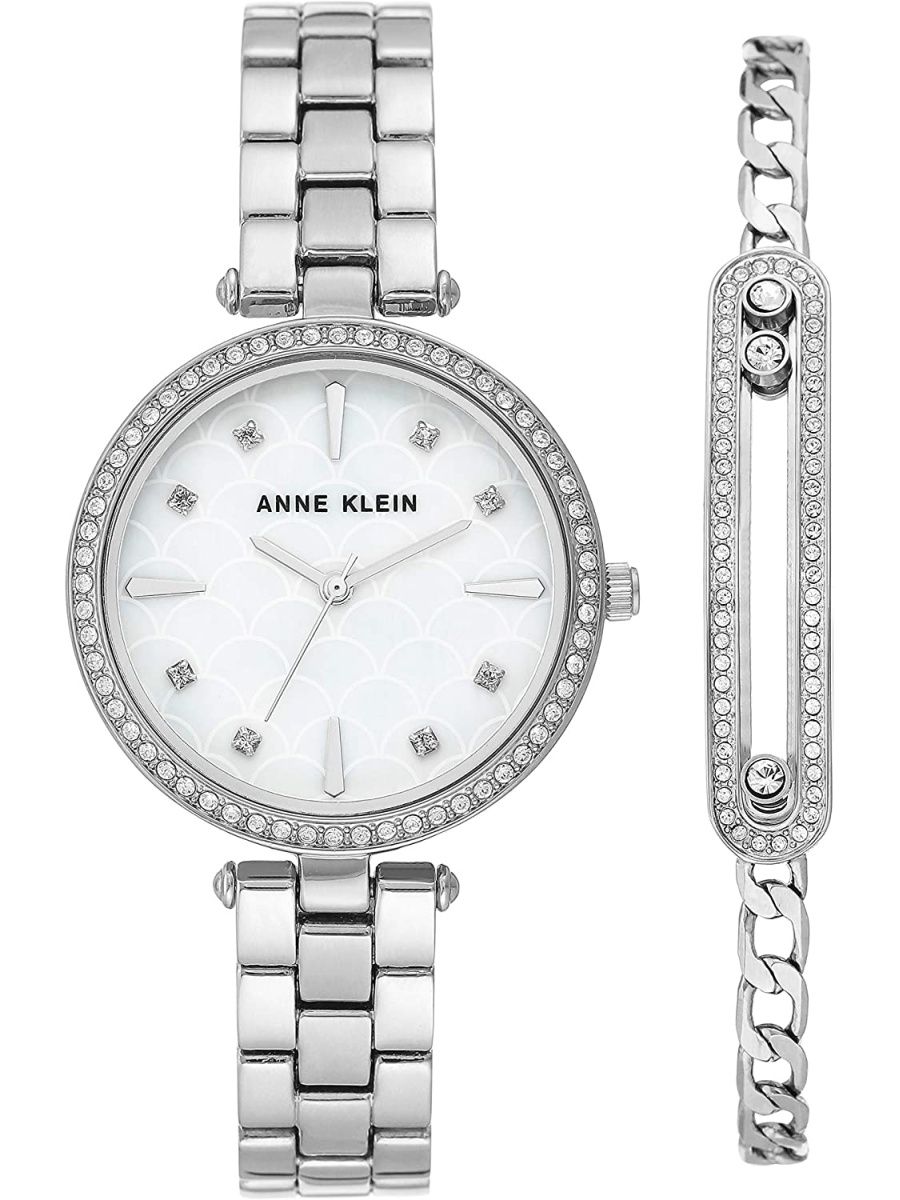 Наручные часы женские Anne Klein AK/3559SVST серебристые