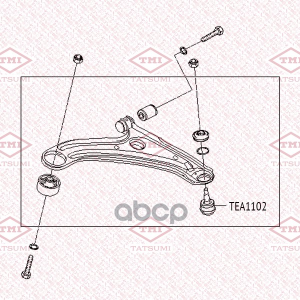 

Опора Шаровая Нижняя L/R Tatsumi Tea1102 TMI TATSUMI арт. TEA1102