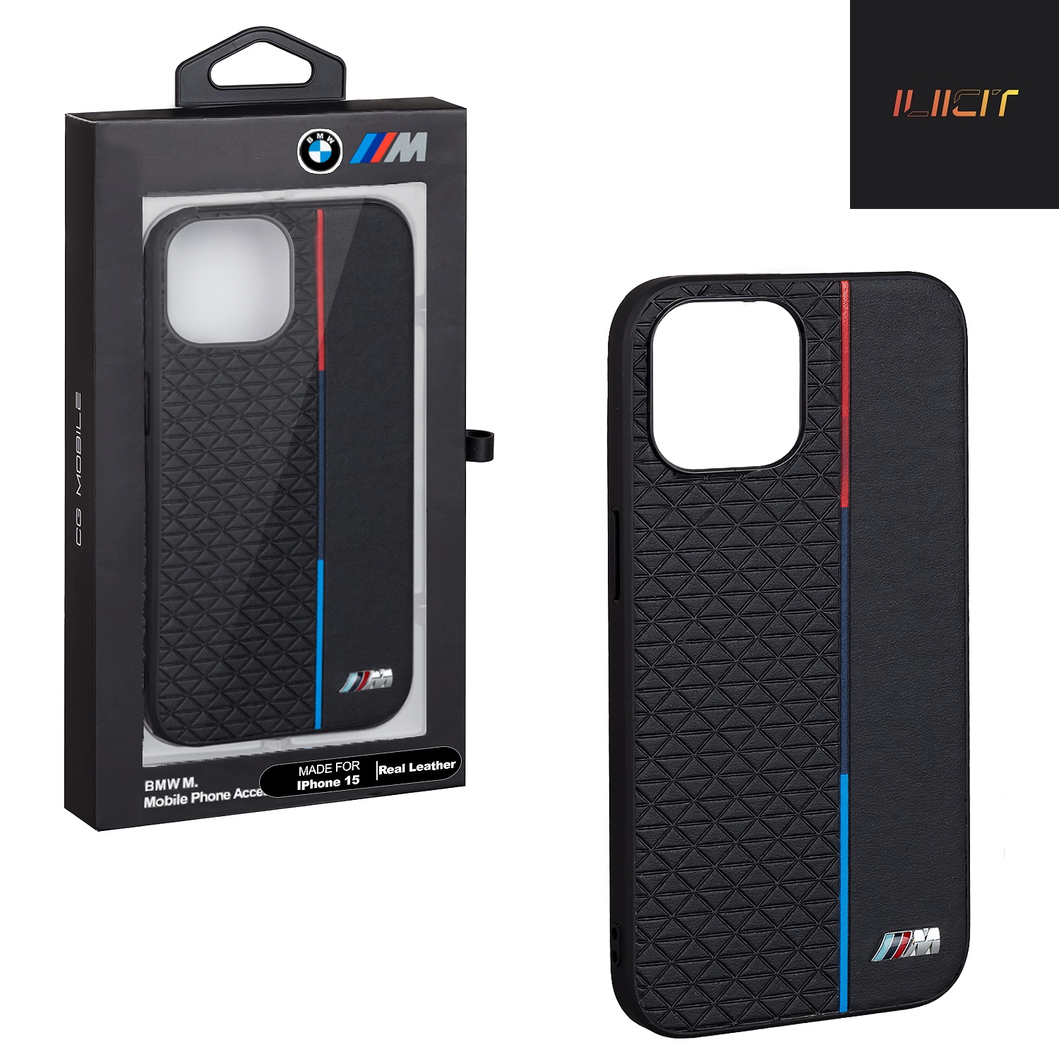 

Чехол iPhone 15 BMW TRT, черный (IS967550)