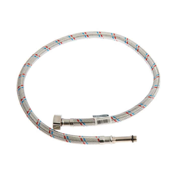 

Подводка для смесителя "СТМ", 1/2"xМ10, 80 см, нерж.сталь, длинный штуцер, Серый