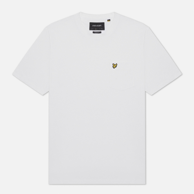 фото Футболка мужская lyle & scott ts1364v белая xl lyle&scott