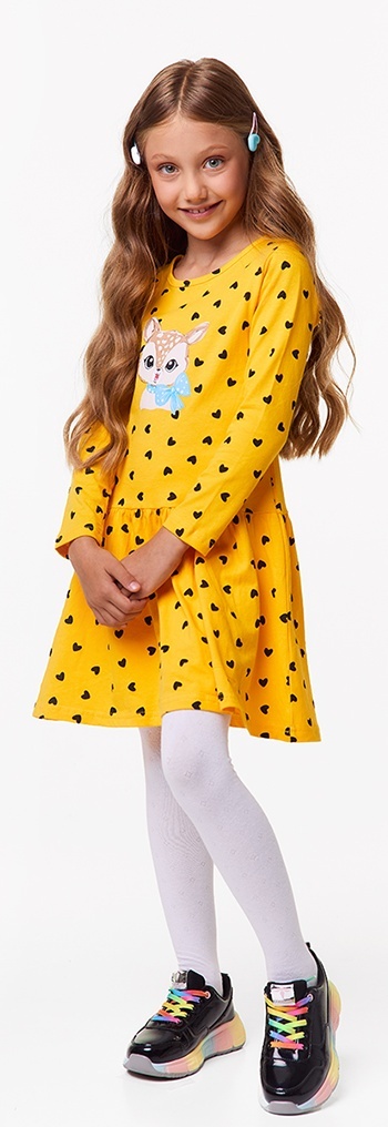 

Платье детское Kari Kids AW24C62103512, темно-желтый, 104, 233355