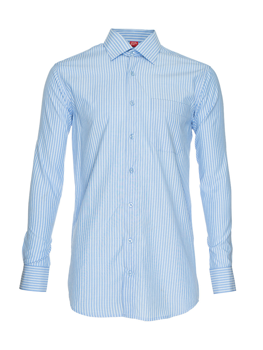 

Рубашка мужская Imperator Oxford 1 голубая 45/170-178, Голубой, Oxford 1