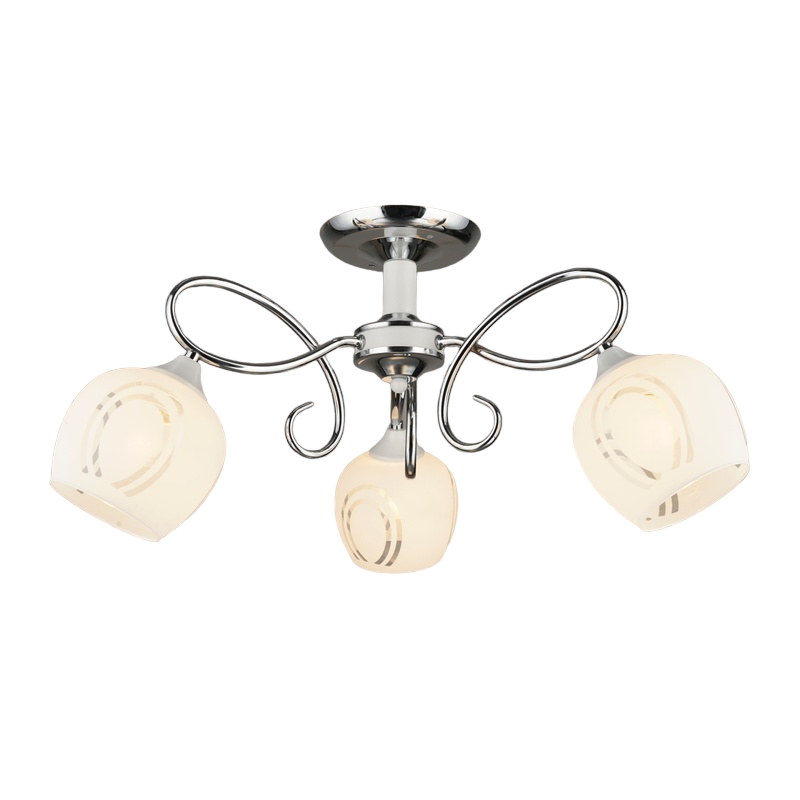 

Люстра LVK C 1344/3 CR D59H30+цепь 3xЕ27x60W, LVK C 1344