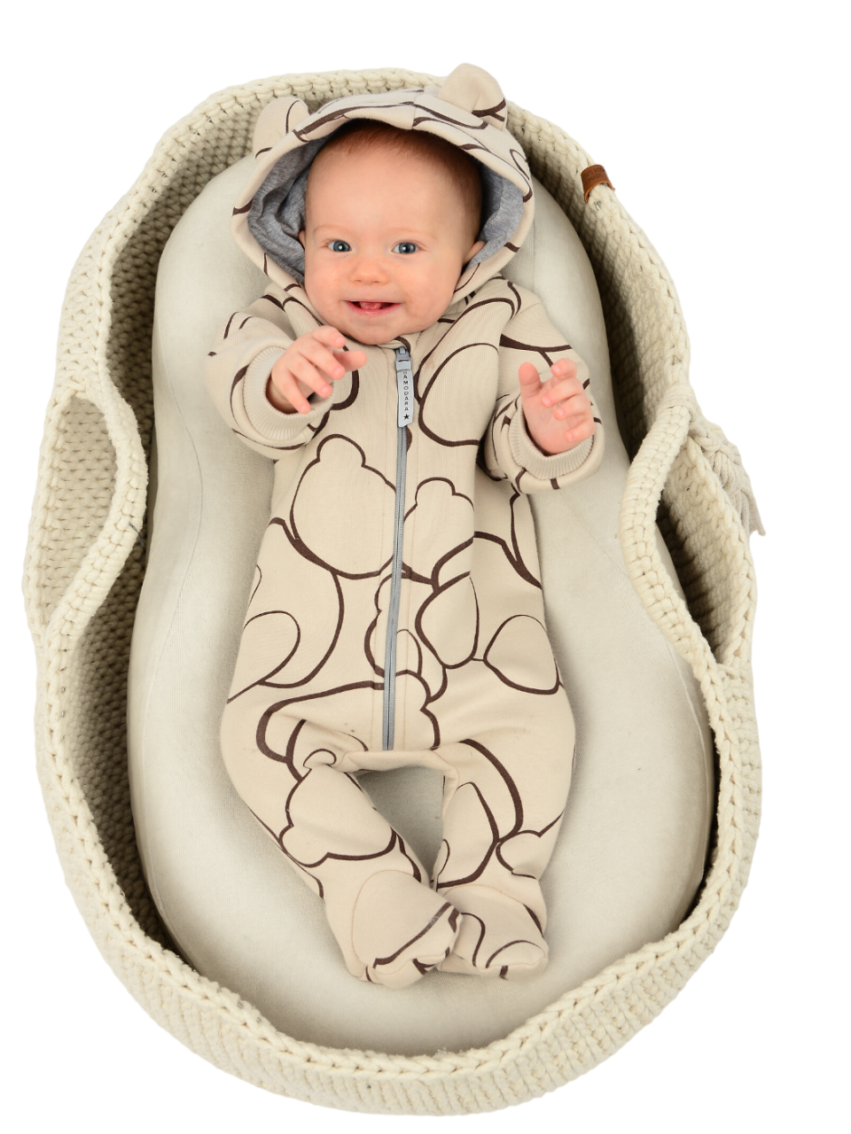 Комбинезон детский Malek-Baby 01122, бежевый, 56