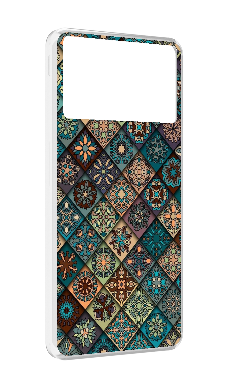 

Чехол MyPads ячейки с арнаментами для ZTE Nubia Z40S Pro, Прозрачный, Tocco