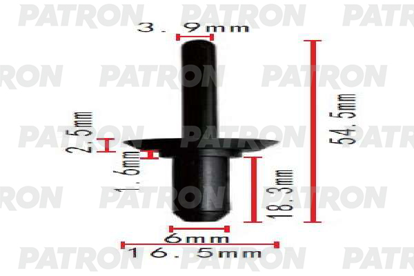 

Клипса Автомобильная PATRON P371866