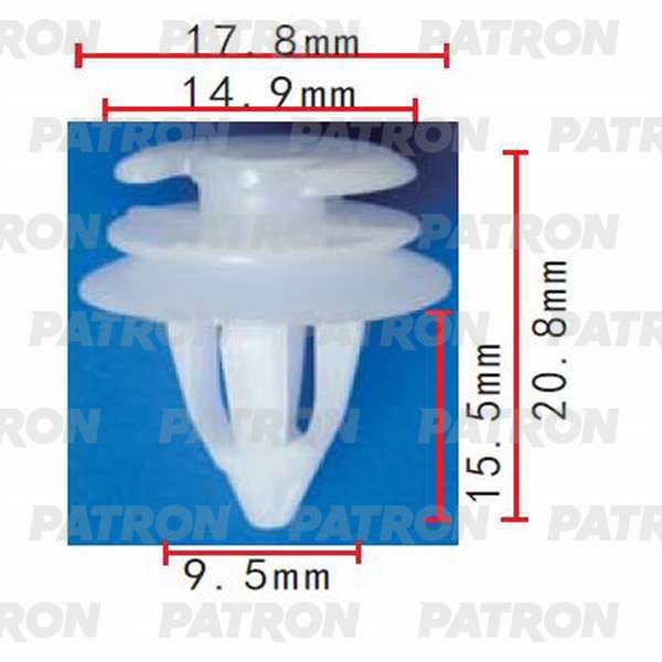 

Клипса Автомобильная PATRON P370262