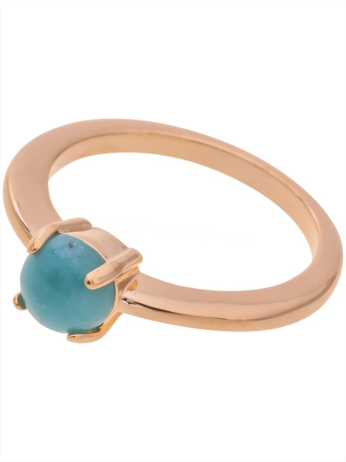 

Кольцо из бижутерного сплава р. 15 Lotus Jewelry 3019R-04, амазонит, 3019R-04