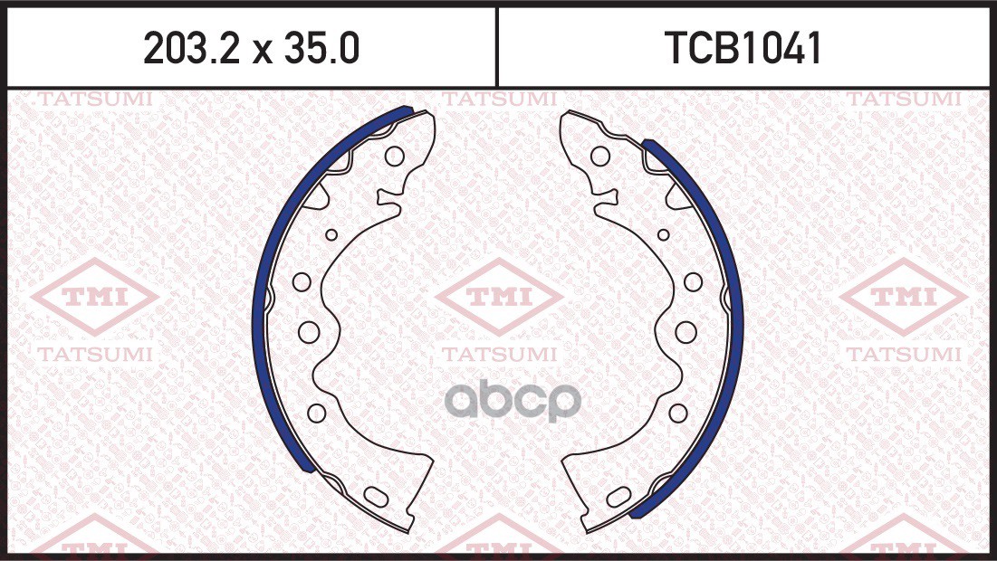 

Колодки Тормозные Барабанные | Зад | Tcb1041 Nsii0024066202 TMI TATSUMI арт. TCB1041