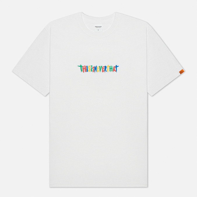 

Футболка мужская thisisneverthat TN21STS016 белая XL, TN21STS016