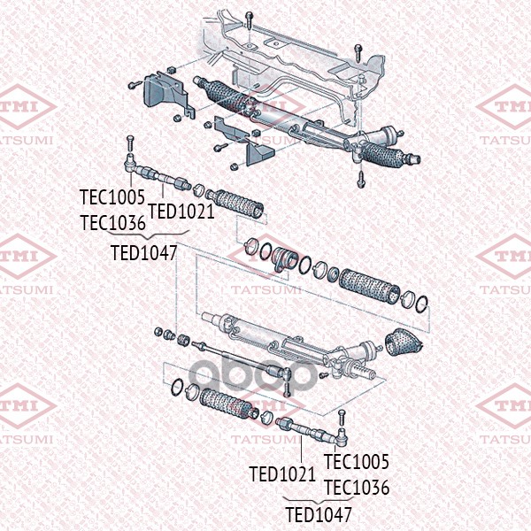 

Тяга Рулевая Lr Tatsumi Ted1021 TMI TATSUMI арт. TED1021