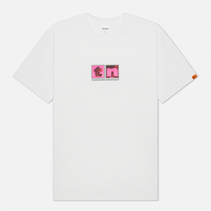

Футболка мужская thisisneverthat TN21STS010 белая XL, TN21STS010