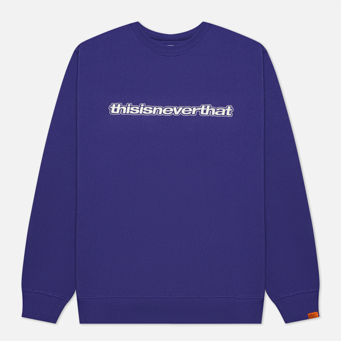 

Свитшот мужской thisisneverthat TN21SSW001 фиолетовый S, TN21SSW001