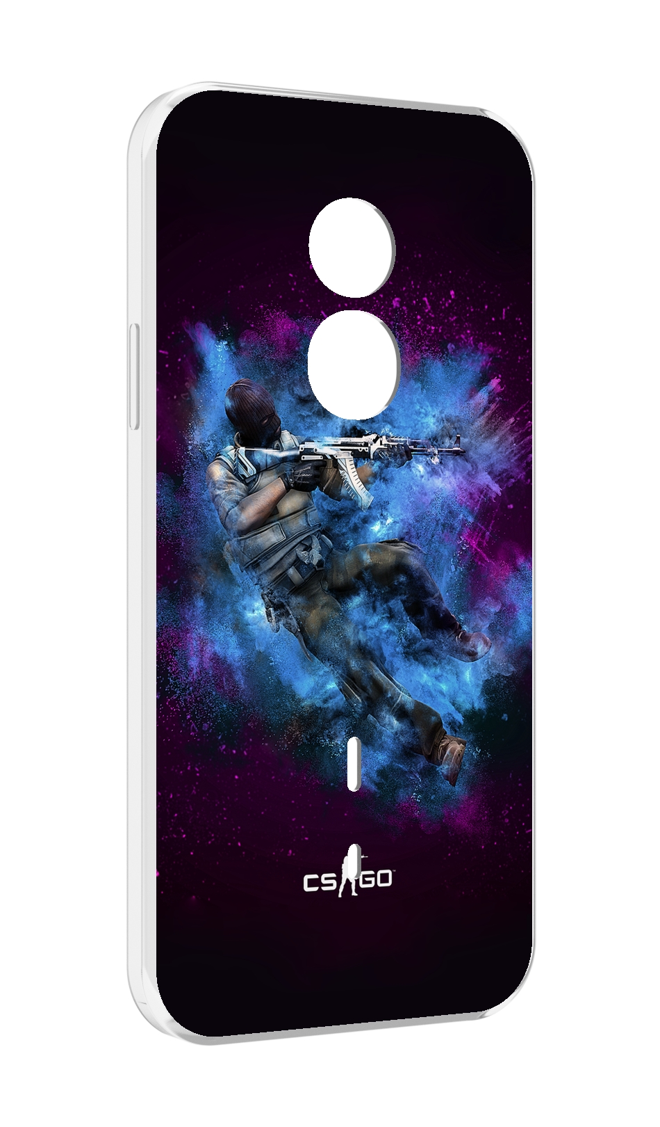 

Чехол MyPads CS-go-террорист для Doogee S51, Прозрачный, Tocco