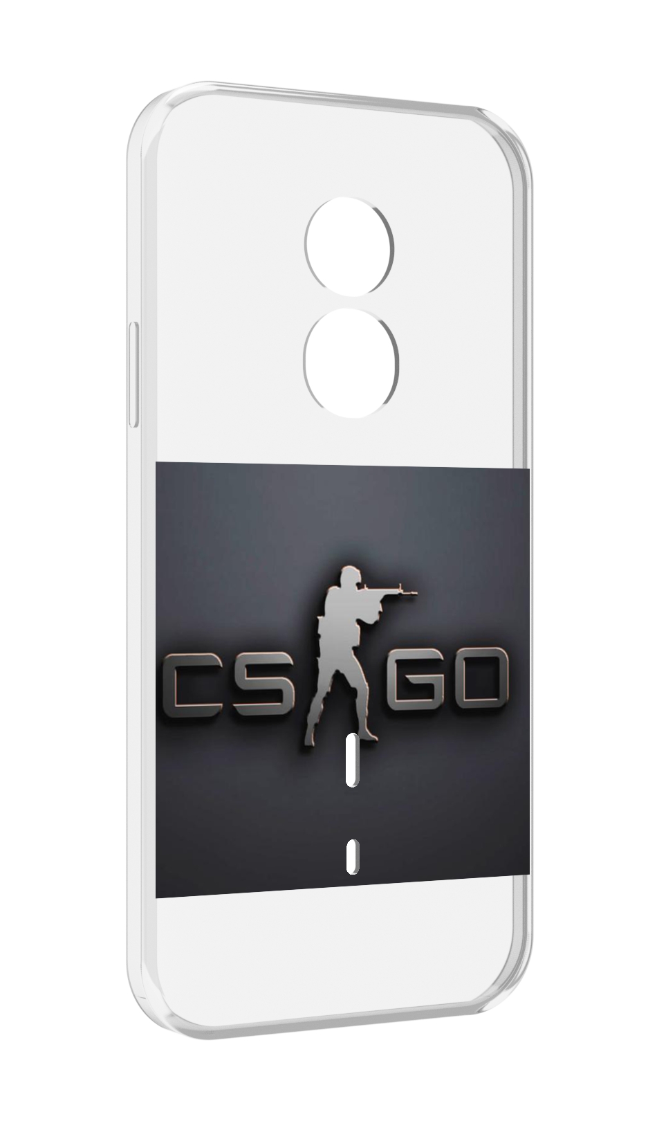 

Чехол MyPads CS go логотип мужской для Doogee S51, Прозрачный, Tocco