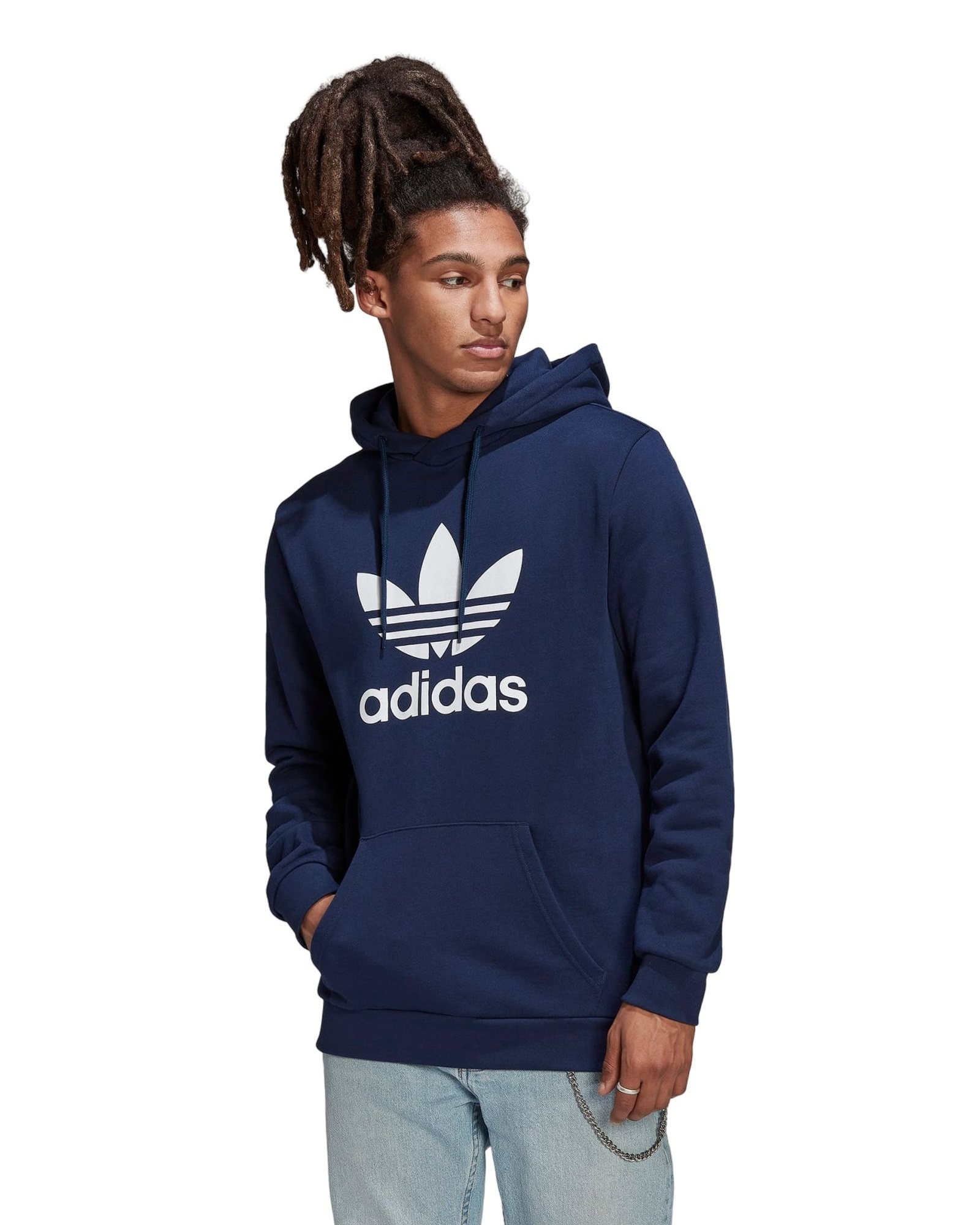 

Худи мужское Adidas Adicolor Classics Trefoil Hoodie синее L, Синий, Adicolor Classics Trefoil Hoodie