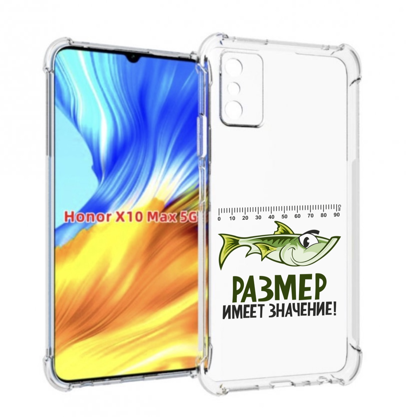 

Чехол MyPads размер не имеет значения для Honor X10 Max, Прозрачный, Tocco
