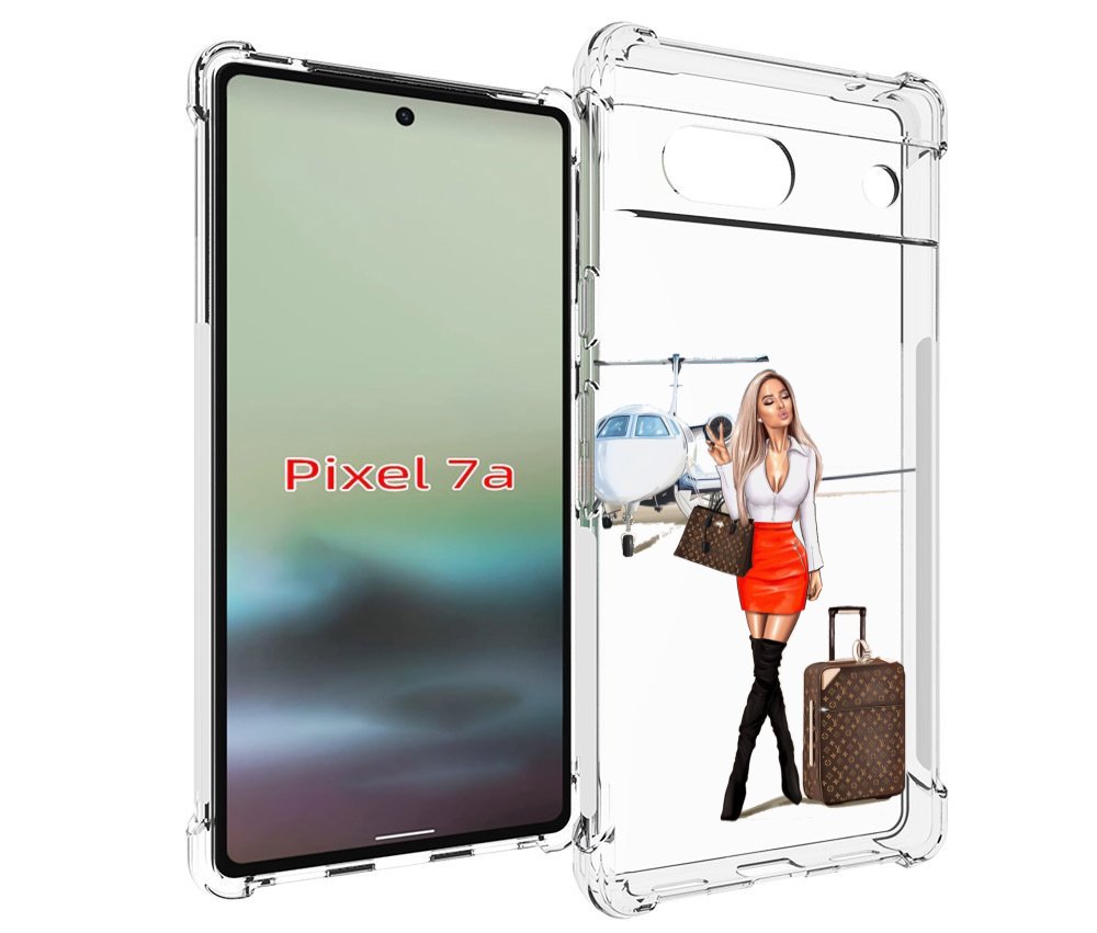 

Чехол MyPads Деловая-девушка женский для Google Pixel 7A, Tocco
