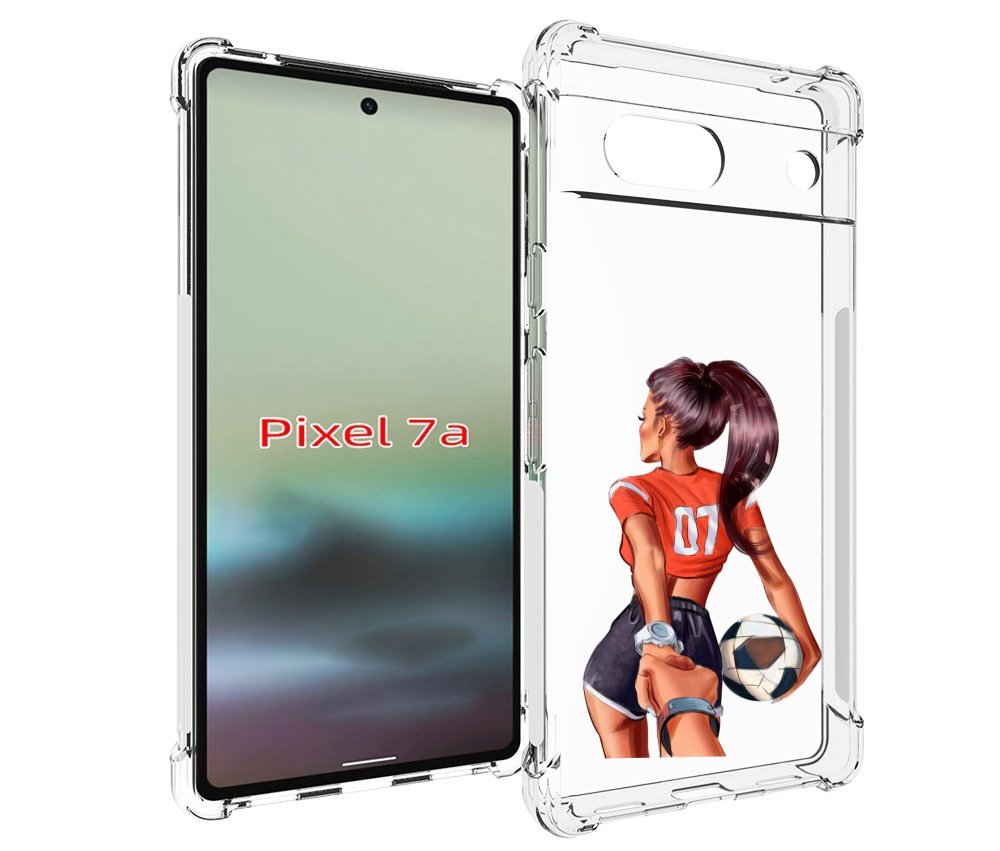 

Чехол MyPads Девушка-футболистка женский для Google Pixel 7A, Tocco