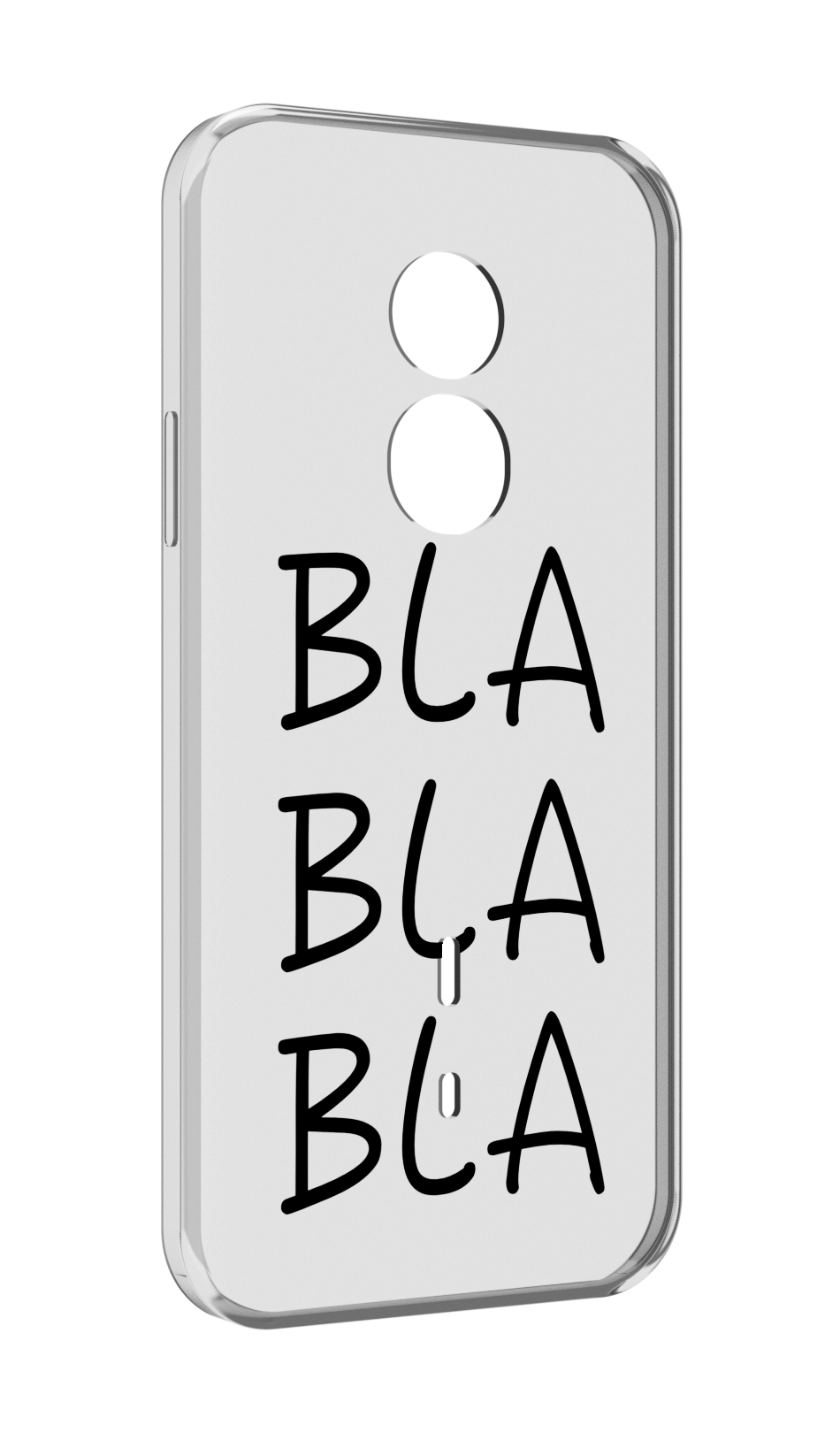 

Чехол MyPads Bla-Bla для Doogee S51, Прозрачный, Tocco